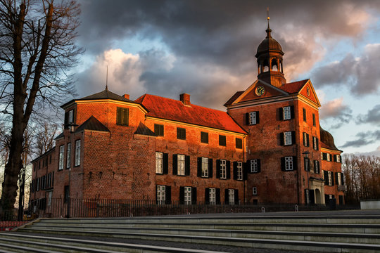 eutin schloss sonnenuntergang