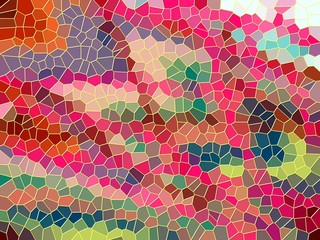 Abstract shaped colorful background, abstract colorful forms, wax like texture