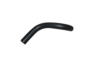 Car rubber intake radiator hose isolated on white background.