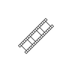 Filmstrip graphic design template vector illustration