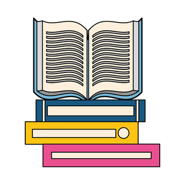 open book isolated icon