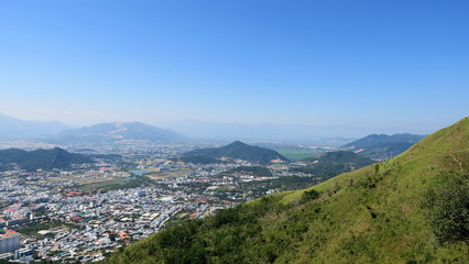 Nha Trang Vietnam from the hight scenery 