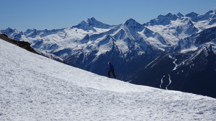 Camminata sulla neve oltre i 2000 mt.