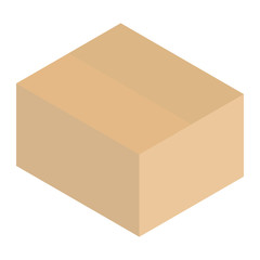 Simple Carboard Box Vector