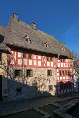 Fototapeta na wymiar Fachwerkhaus in der Altstadt von Limburg an der Lahn in Hessen, Deutschland