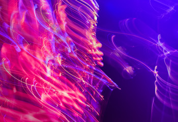 Saxophone player performing on stage