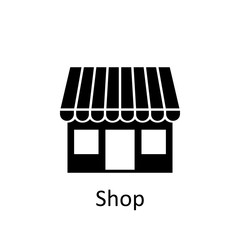 shop icon. Signs and symbols can be used for web, logo, mobile app, UI, UX