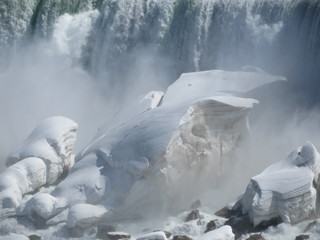 Niagara Fälle gefroren