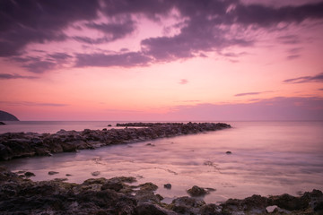 Sunrise over the Mediterranean