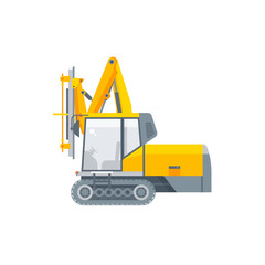 equipment for tunnels illustration side view