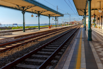 Fototapeta premium Taormina. Train Station.