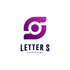 Obraz premium Letter S logo Icon design concepts. Initial S Logo Template Vector. Icon Symbol