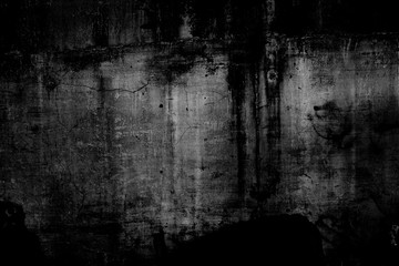 Grunge texture, black and white abstract background