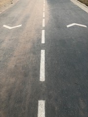 Bike path by the Beach
