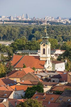 View of St. Michael's Cathedral in Belgrade
