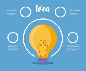 light bulb idea icon