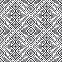 Ethnic seamless pattern. Tribal line print in african, mexican, american, indian style. Geometric boho background. Ethnic and tribal motifs can be used in fabric design.