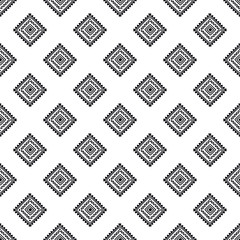 Ethnic seamless pattern. Tribal line print in african, mexican, american, indian style. Geometric boho background. Ethnic and tribal motifs can be used in fabric design.