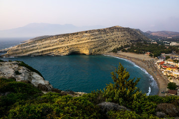 Fototapeta premium Matala Sicht von Oben