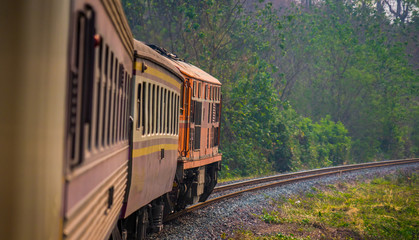 Obraz premium train at the station