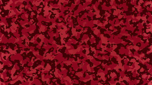 organic red camouflage pattern