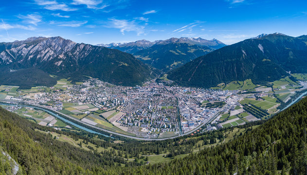 Panorama &uuml;ber Chur