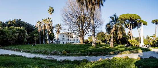Fototapeta na wymiar Park of Villa Torlonia