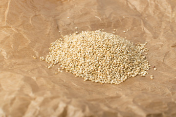 Quinoa Seeds Background or Chenopodium Quinoa Texture
