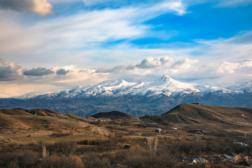 Fototapeta premium mountain in winter