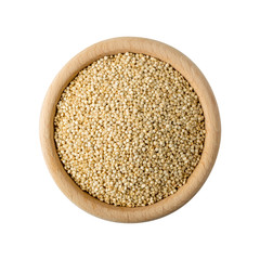 Quinoa Seeds Background or Chenopodium Quinoa Isolated
