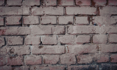 old red brick wall texture background