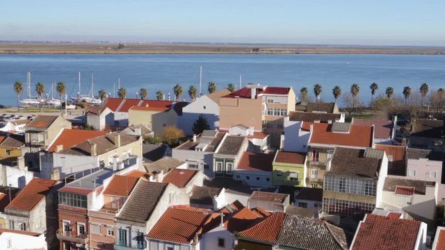 view on city Alhandra, Portugal