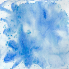 Blue watercolor background