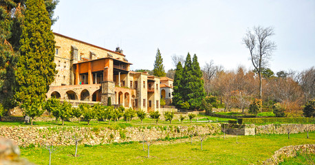 Monastery of Yuste where the Spanish emperor Charles V retired in 1556, Cuacos de Yuste, province...