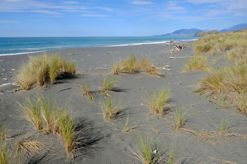 Fototapeta na wymiar Kaikoura coastline and beach, Canterbury, New Zealand