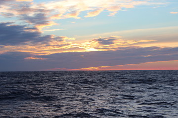 Obraz premium sunset over the sea
