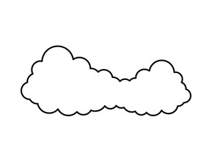 cloud sky isolated icon