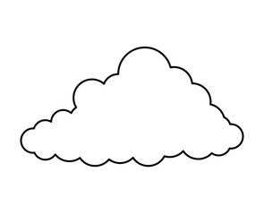 cloud sky isolated icon