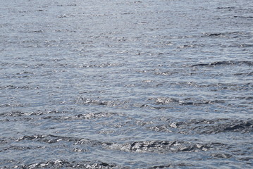 Water surface with waves, abstract, background 
