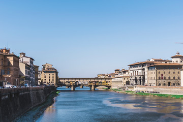 Obraz premium puente Vecchio de Florencia