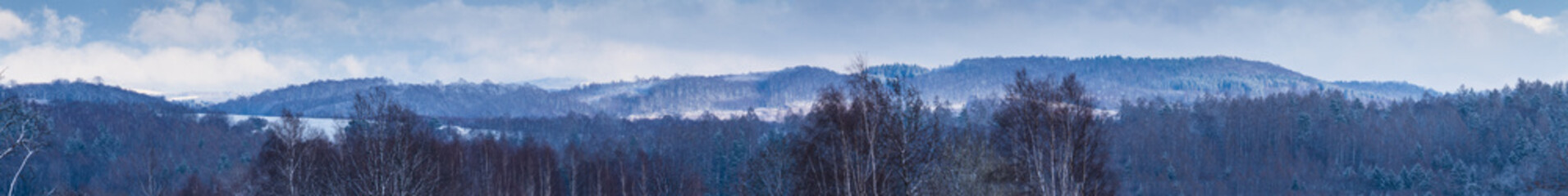 Wide field in winter