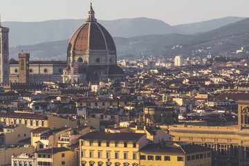 Fototapeta na wymiar panoramica de Florencia