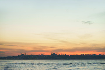 View of Istanbul from the Bosphorus.