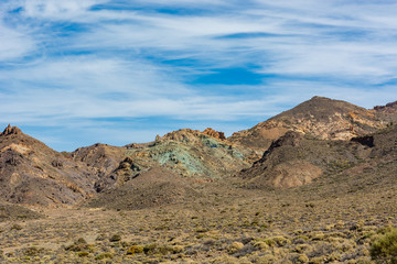 Spectacular landscape with many interesting forms of volcanic activity.