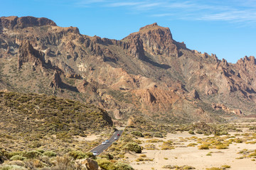 Spectacular landscape with many interesting forms of volcanic activity.