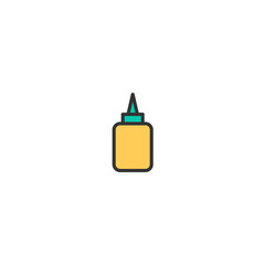 Glue icon design. Stationery icon vector design