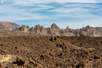 Spectacular landscape with many interesting forms of volcanic activity.