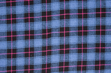 fabric red-blue diamond