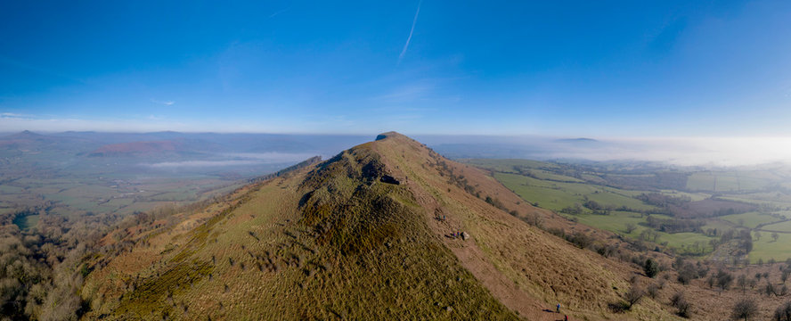 Ysgyryd Fawr Or The Skirrid In Wales, United Kingdom.