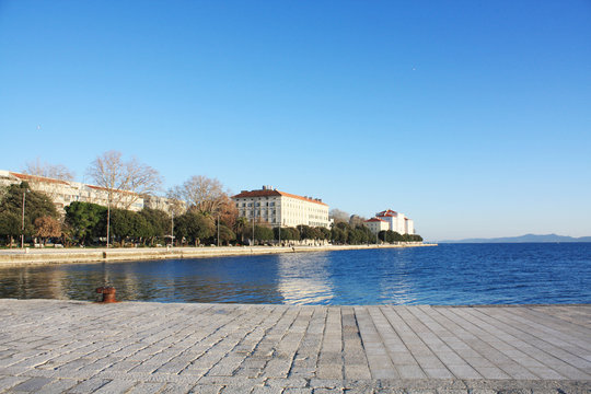  Riva Waterfront In Zadar Croatia.